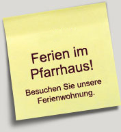 Ferien im Pfarrhaus